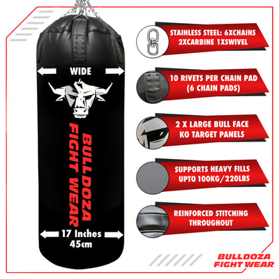XL Tank Self-Fill 5ft by 45cm Pro Punch Bag