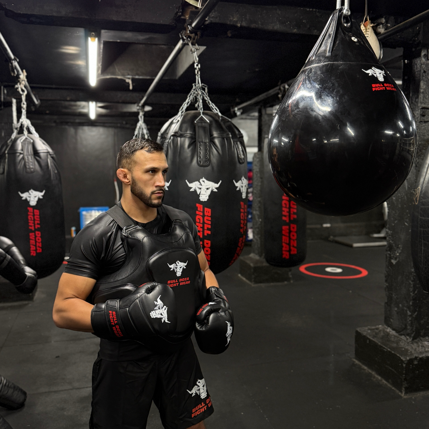 Basic Range - Matt Black 14oz Boxing Gloves