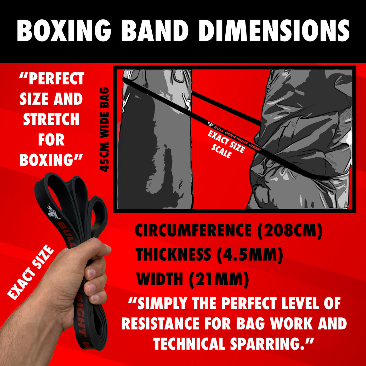 Bag Work Technical Sparring Power Band