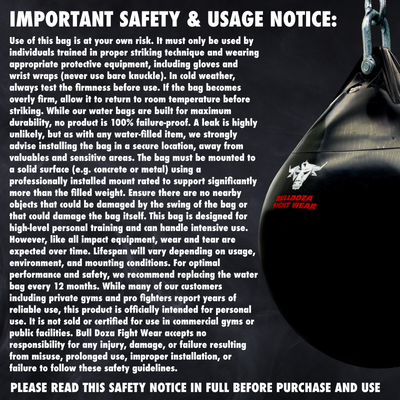19” Pro Water Punch Bag - 53kg (117lbs)
