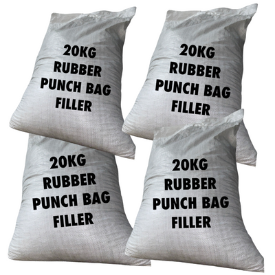 80kg Very Firm Heavy Recycled Rubber Punch Bag Filler