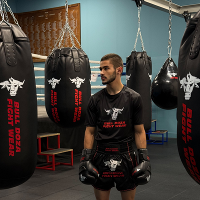PRO BLACKOUT THAI BOXING SHORTS – CARBON EDITION