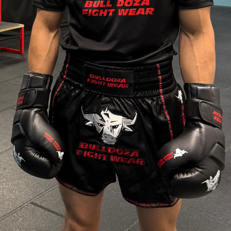 PRO BLACKOUT THAI BOXING SHORTS – CARBON EDITION