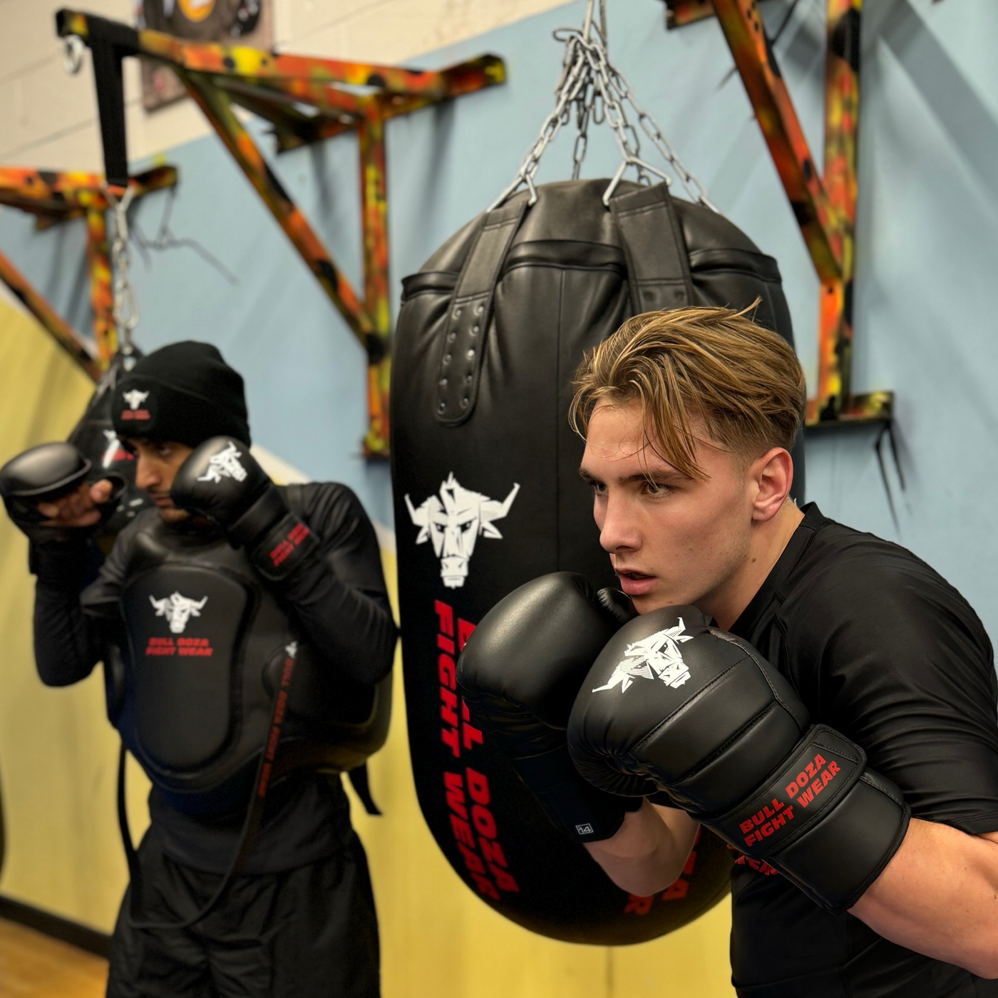 Basic Range - Matt Black 14oz Boxing Gloves