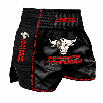 PRO BLACKOUT THAI BOXING SHORTS – CARBON EDITION