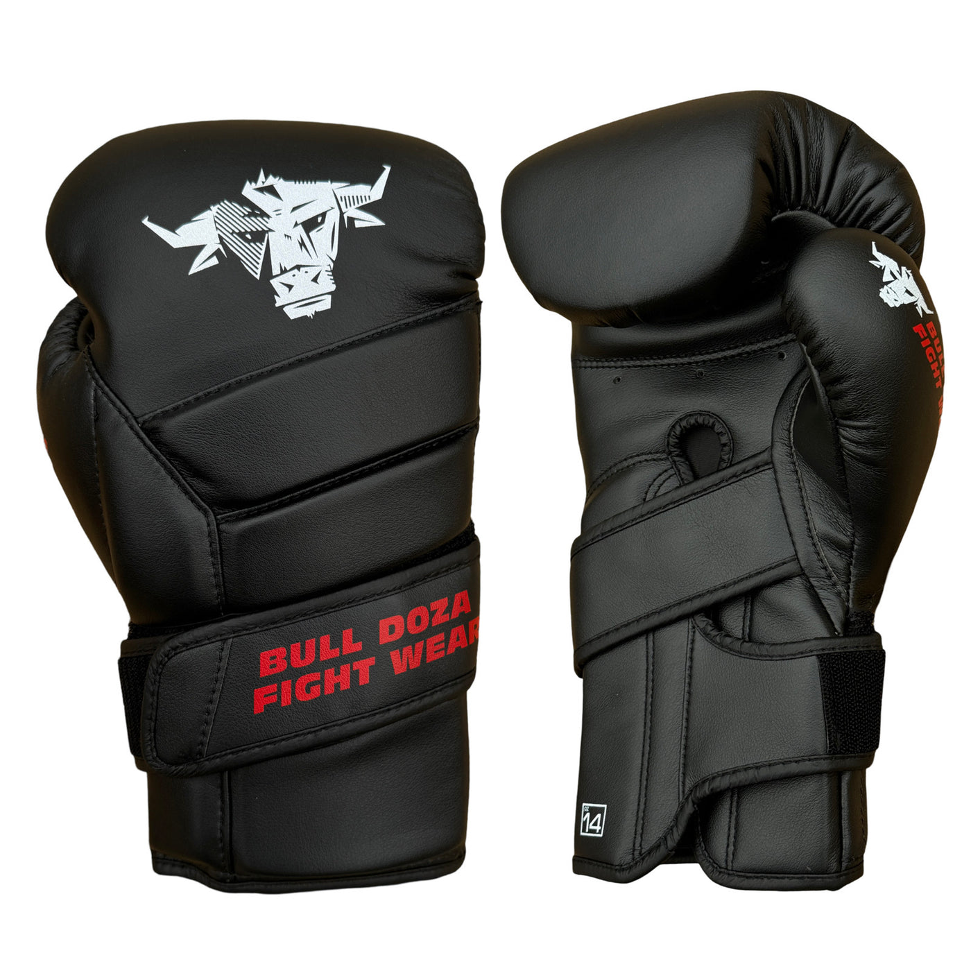 Basic Range - Matt Black 14oz Boxing Gloves