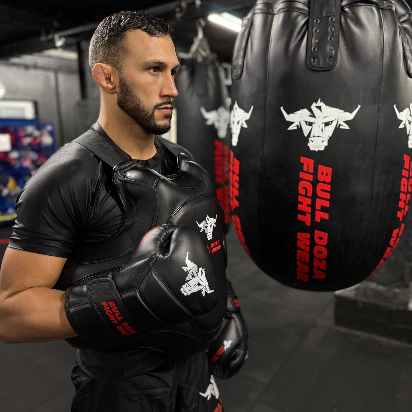 Basic Range - Matt Black 14oz Boxing Gloves