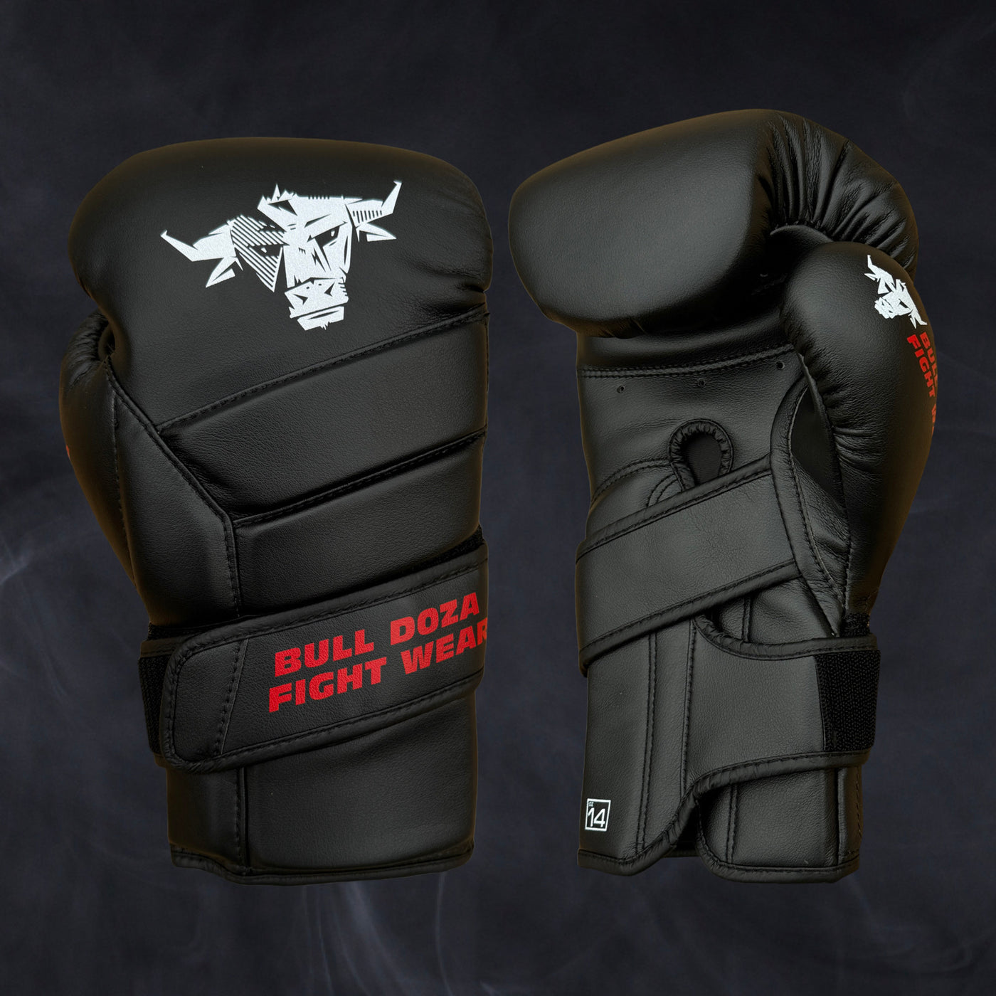 Basic Range - Matt Black 14oz Boxing Gloves