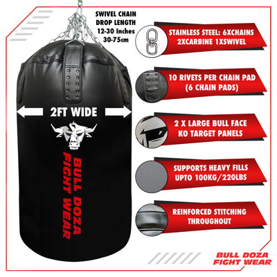 XXL Jumbo Self-Fill 3.5ft by 60cm Pro Punch Bag