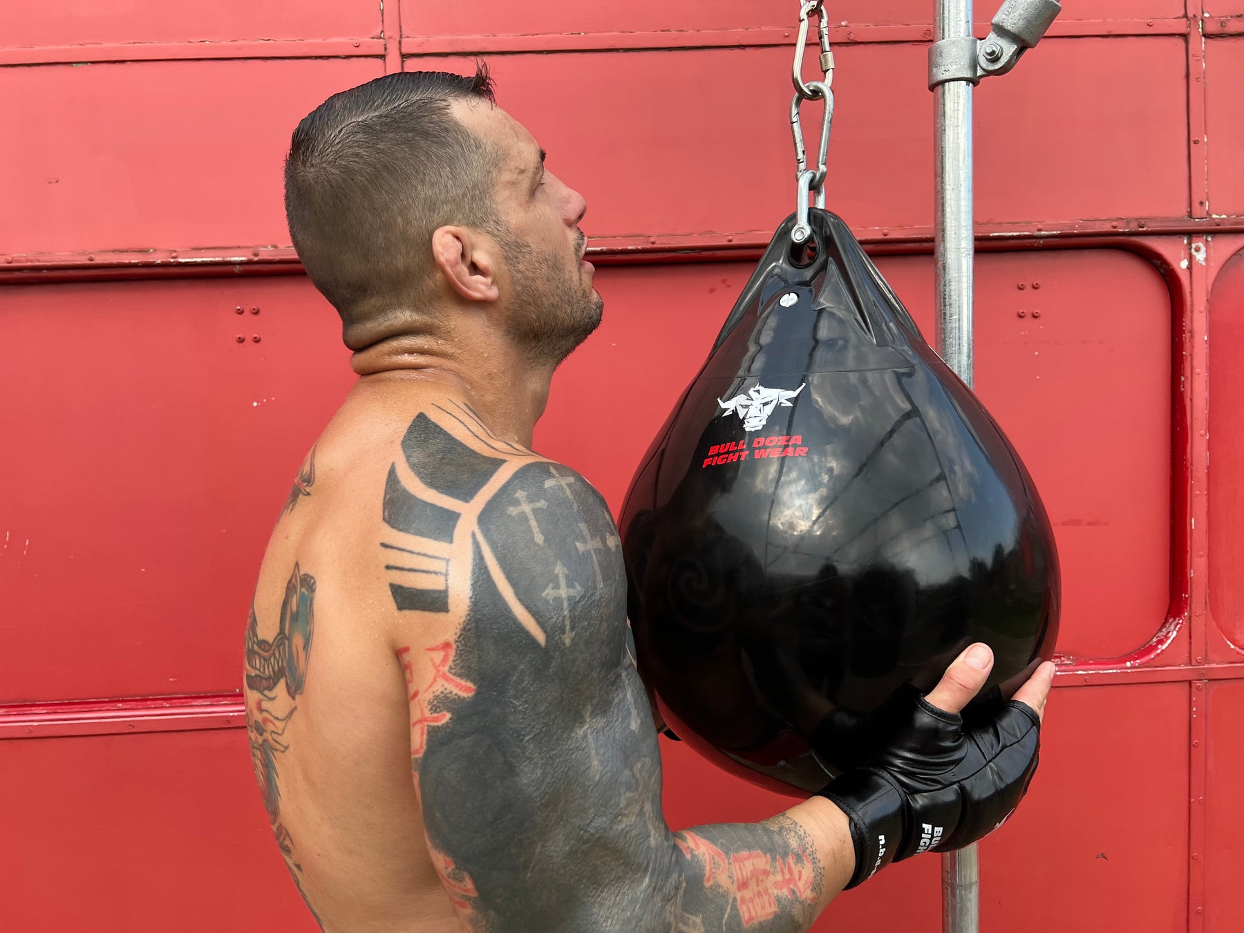 Aqua punching top bag 18