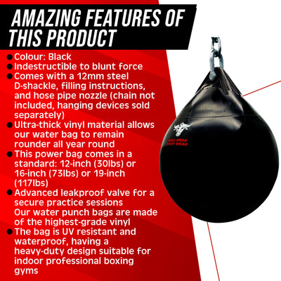 16” Pro Water Punch Bag - 33kg (72lbs)
