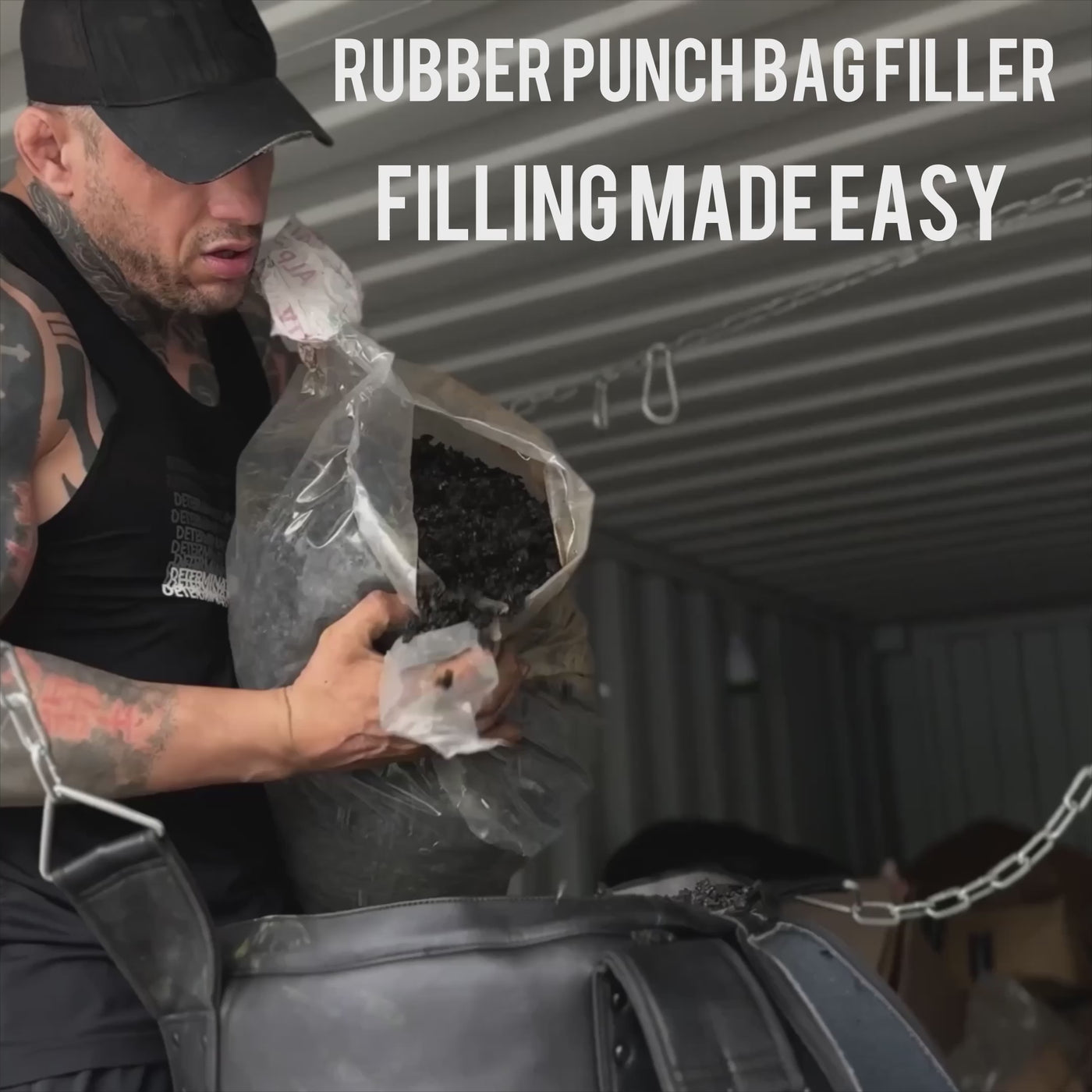 20-300kg Best Very Firm Heavy Recycled Rubber Punch Bag Filler for the Pros – Eco-Friendly Boxing Bag Fill for Heavy Bags