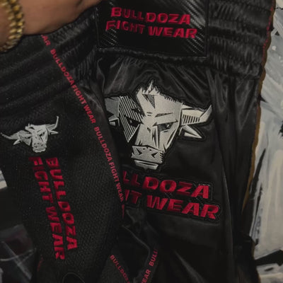 PRO BLACKOUT THAI BOXING SHORTS – CARBON EDITION