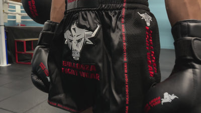 PRO BLACKOUT THAI BOXING SHORTS – CARBON EDITION